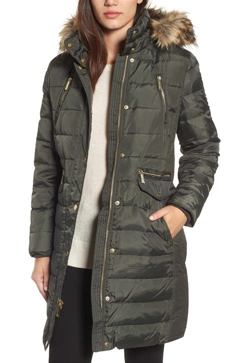 michael kors parka|michael kors ladies padded coats.